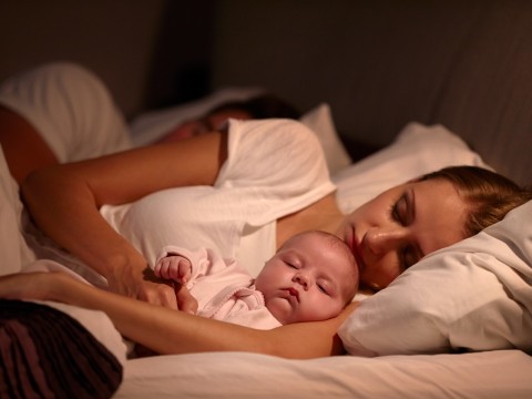 Co sleeping hotsell with sick baby